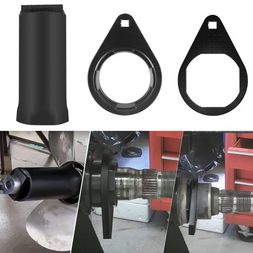 Conjunto de Herramientas para Portador 91-8053741 y Llave de Tuerca de Helice 91-805457T 1 y Herramienta para Portador de Rodamiento de Blackhawk Drive 91-805374 para Mercruiser Bravo III (3 Piezas)