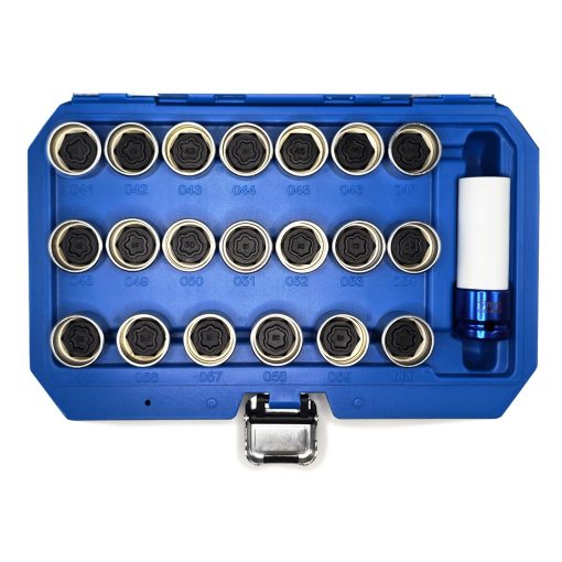 JEUCLEL 21PCS Juego de Llave de Tuerca de Bloqueo de Rueda Compatible con Serie BMW, Juego de Adaptador de Zocalo de Tuerca de Bloqueo de Rueda, Herramienta de Remocion de Tuerca Antirrobo de Rueda, Removedor de Tornillo Antirrobo - Imagen 7