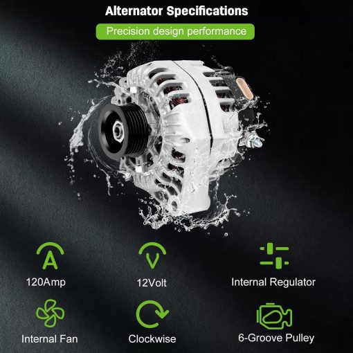 Alternador SCITOO 13943 Compatible con 3.4 Para Chevy Venture, Pontiac Montana 2002-05 y Olds Silhouette - Imagen 5