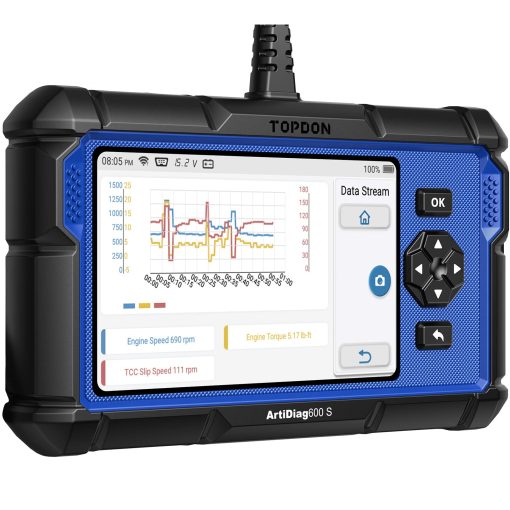 Escaner OBD2 TOPDON AD600S, Lector de Codigos, Escaner de Diagnostico para ABS/SRS/at/Motor, 8 Servicios de Reinicio, Reinicio de Aceite/Freno/BMS/SAS/DPF/TPMS/ABS Sangrado/Adaptacion del Acelerador, Actualizacion de Por Vida Gratis - Imagen 9