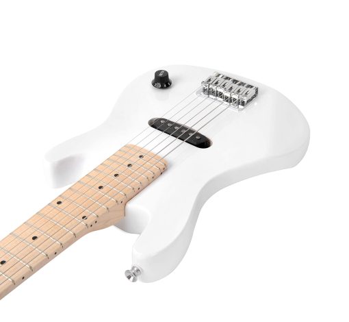 Guitarra Electrica Infantil WINZZ EGM100 de 30 Pulgadas con Kit para Principiantes, Diestro, Blanco - Imagen 3