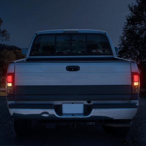 Luces traseras LED para RAM 1500 1994-2001, Luz de freno trasera negra ahumada para Dodge RAM 1500/2500 / 3500 1994 1995 1996 1997 1998 1999 2001 2002 Accesorios (2PCS) - Imagen 5