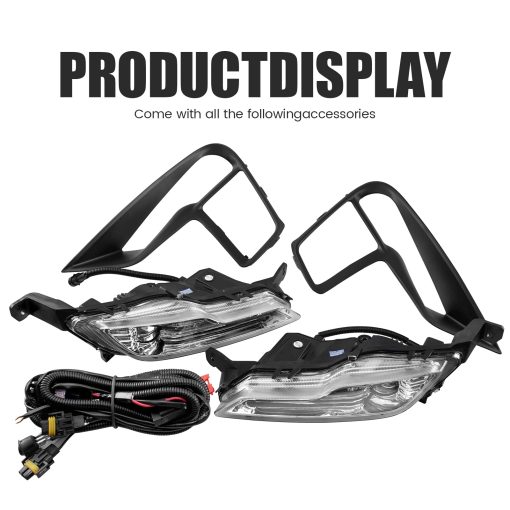Luces LED para Niebla DLAA para Ford Explorer 2018 2019 Juego de Luces de Niebla Delanteras con Cables, Lente Clara - 1 Par - Imagen 2