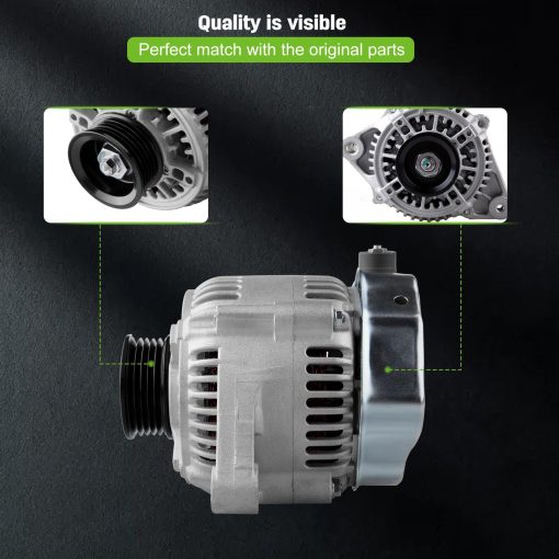 Alternadores SCITOO AND0187 13754 para Toyota Camry Solara 2.2L 1997 1998 1999 2000 2001 80A/12V - Imagen 5