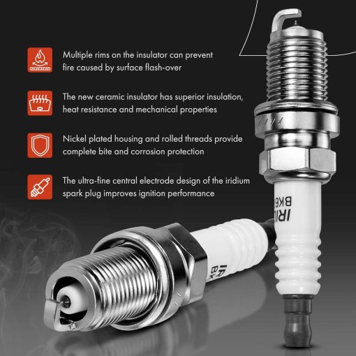 Kit de Bobinas de Encendido y Bujias Compatible con Mazda 5 2008-2010 2012-2015, 2.3L 2.5L 4 Piezas - Imagen 5
