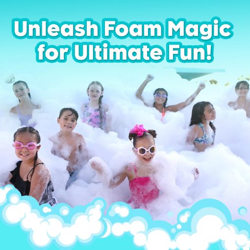 Solucion de Gel para Maquina de Espuma Foam Daddy - Recarga Profesional de Maquina de Espuma de Super Apilamiento, 10 Rondas, Liquido de Maquina de Espuma que Produce 400 Galones de Diversion en Fiesta de Espuma! - 1 Galon - Imagen 5