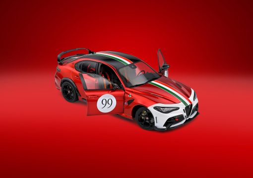 SOLIDO 1/18 - ALFA-Romeo Giulia GTA-M Tricolore Mugello - 2022 - Imagen 3