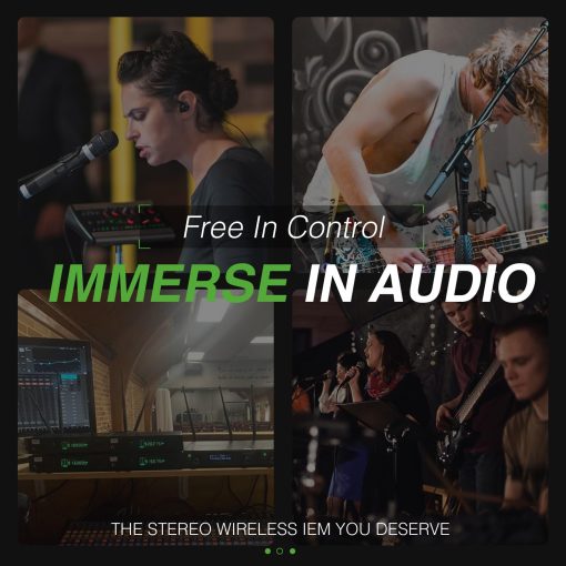 Sistema de Monitor Inalambrico Estereo Phenyx Pro UHF, Wireless IEM, Frecuencia Seleccionable de Banda 900MHz, Montable en Rack, Operacion de 160 pies, Adecuado para Escenario, Estudio, Exposicion, Conferencia, Discurso (PTM-10) - Imagen 5