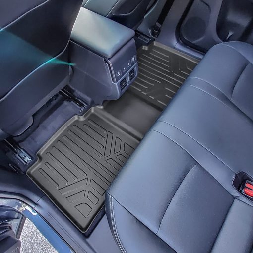 Juego de alfombrillas de piso SMARTLINER a medida en negro para Subaru Solterra EV 2023-2024 - Imagen 4
