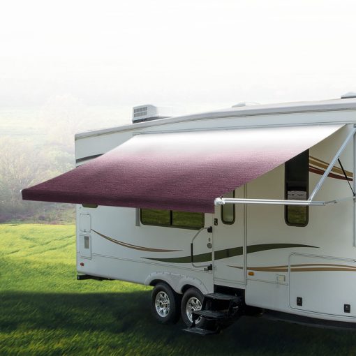RecPro RV Awning Fabric Replacement | Opciones de Ancho de 8 pies a 22 pies | Variedad de Opciones de Color | Toldo RV de 8' (96") de Longitud | Vinilo Premium (16' - Ancho Real 15' 1", Fundido Borgona) - Imagen 6