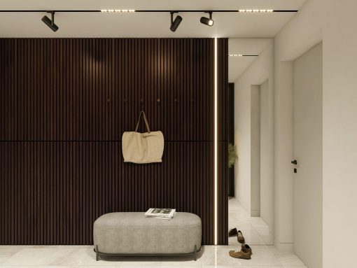 Paneles de Pared de Tablones de Madera Maciza Woody Walls, Cada Panel de Tablon de Madera es Hecho de Madera Real, Paneles Acusticos de Madera con 0.75 NRC, Conjunto de 2 Paneles de Madera con Union Sin Costuras para Paredes, Tablones de Madera (Ceniza Ahumada) - Imagen 5