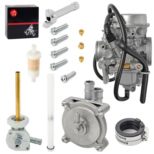 Carburador y Valvula de Bote de Gasolina + Valvula de Gas Automatica de Bote de Gas Admision de Colector Para Honda Shadow VLX 600 VT600 C CD 1999-2007 - Imagen 2