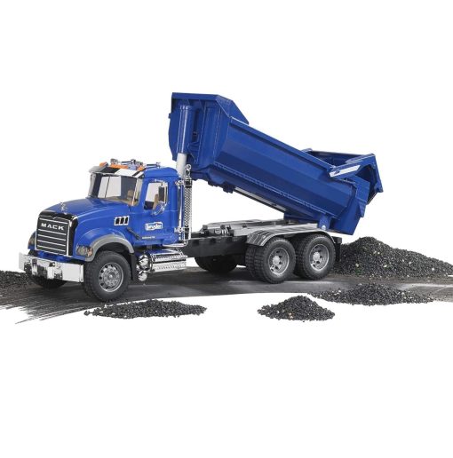 Camion volquete a medio tubo Bruder 02823 MACK Granite - Imagen 5