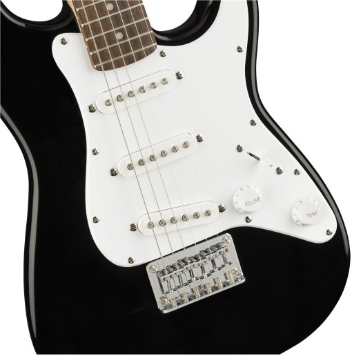 Guitarra Electrica Squier Mini Stratocaster, con Garantia de 2 anos, Negro, Diapason de Laurel - Imagen 3