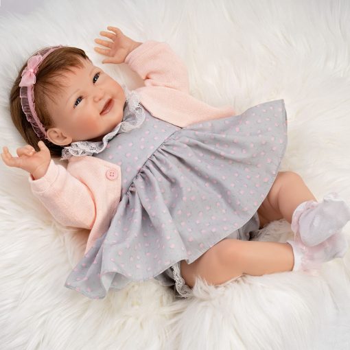 Muneca Bebe Realista Paradise Galleries Reborn Recien Nacida - 19'' Cabello en Raiz Bebe Dulce Sweetie Pie Set de Regalo de 7 Piezas para Edades 3+ - Imagen 7