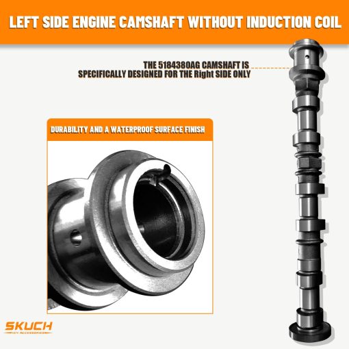 5184380AG arbol de levas de admision del lado derecho para modelos Jeep, Dodge, Chrysler y Ram 3.6L V6 05184380AH, 5184380AE, 5184380AF, 5184380AD - Imagen 6
