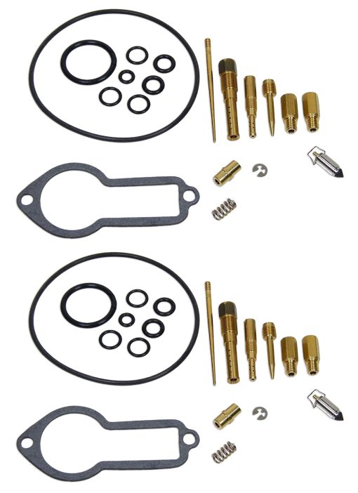 Kit de Reparacion de Piezas para Reconstruccion de Carburador (Set de 2) Compatible con Honda 85 XR250R
