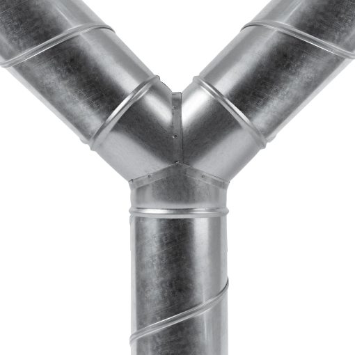 ECOPRO VENT 8" Pulgadas 3 vias Divisor de Conducto de Metal. Conector en Forma de Y de 60 Grados de 3 Vias. Conecta Multiples Maquinas - Secadora y Campana Extractora o Secadora y Secadora en un mismo conducto. - Imagen 7