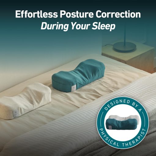 Almohada Portatil Kanuda Mini - Almohada Ortopedica Portatil para Soporte de Cuello, Facil de Transportar Espuma Viscoelastica Refrescante de Diseno Ergonomico para Durmientes de Lado y Espalda - Beige - Imagen 6