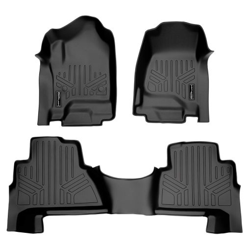 Conjunto de Tapetes para Piso Negros a Medida Todas las Estaciones Compatible con Cadillac Escalade 2015-2020
