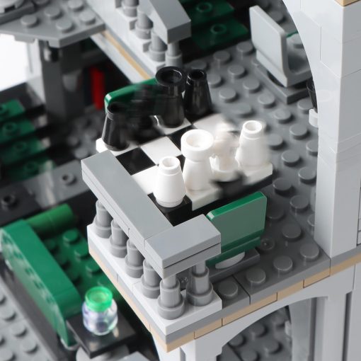 Juego de construccion del Salon Comun y Dormitorio de Vziimo, Kit de modelo de la Casa Slthrin de la pelicula, Idea de regalo coleccionable para ninos y adultos 12+ (1388 piezas) - Imagen 6