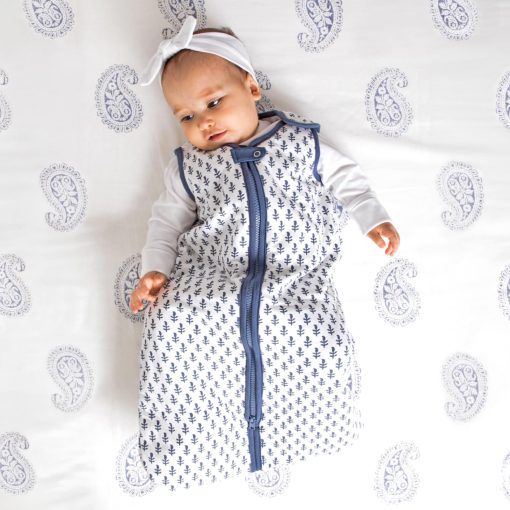 Manta Acolchada de Algodon Organico Malabar Baby TOG 2.2 Saco de Dormir para Bebes Recien Nacidos, Unisex, Grande, Fuerte, Extra Grande (36-48M) - Imagen 3