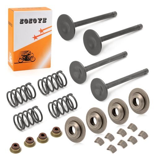 Kit de reconstruccion de valvulas de escape e admision y sellos y resortes para EZGO Carrito de Golf de Gas MCI 4 tiempos 2003-2008 72857-G01 72507-G01 Collet Keepers y Valve Spring Retainers - Imagen 4