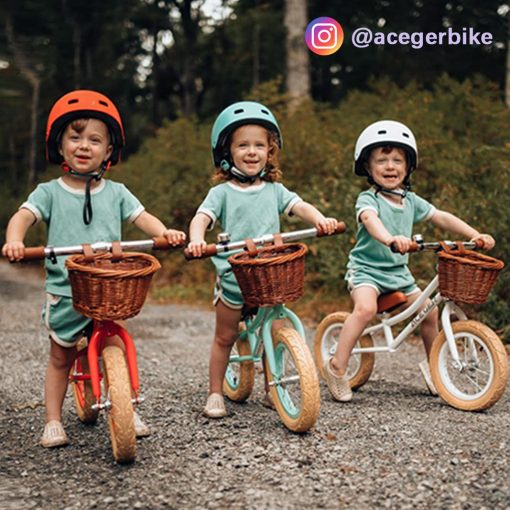 Bicicleta de Equilibrio para Ninos ACEGER 12" con Canasta, sin Pedales Bicicleta Infantil para Aprender a Equilibrarse y Fortalecer Piernas, Marco Duradero y Asiento Ajustable sin Herramientas, Regalo para Ninos de 2-5 Anos - Imagen 7