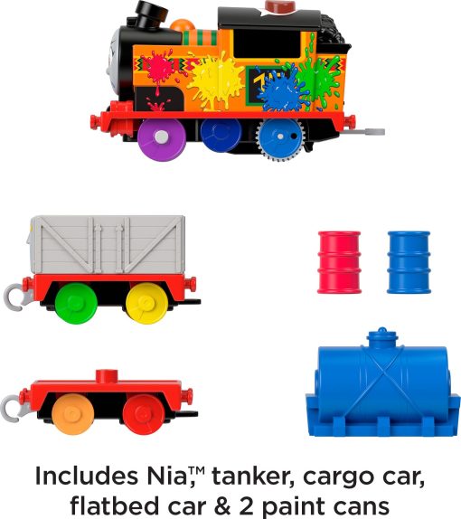 Tren de Juguete Motorizado Thomas & Friends con Nia que Habla y Funciona con Pilas para Ninos de 3+ Anos - Imagen 5