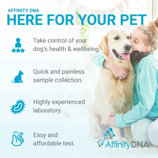 Prueba de ADN AffinityDNA para von Willebrand?s Disease Tipo I (vWD I) en Perros | Kit de recoleccion de muestra en casa para 1 Canino| Kits de prueba vWD I para Cachorros | Resultados en 7 dias habiles sin costos adicionales - Imagen 3