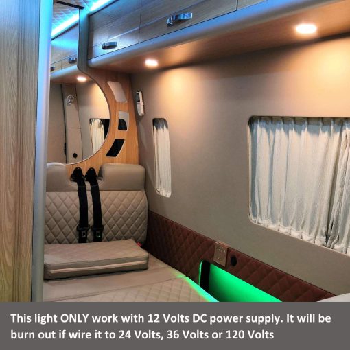 Facon 4.5 pulgadas LED RV Puck Light, DLFST4-008, luces de techo LED empotradas de aluminio completo, luz interior de 12V para RV, autocaravanas, remolques de camping, barcos (paquete de 6) - Imagen 7