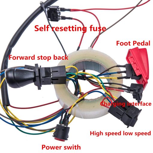 Accesorios para Coche Electrico para Ninos para Armar, Cables y Caja de Cambios, Coche de Juguete Hecho por uno Mismo para Ninos Coche con Bateria - Imagen 4