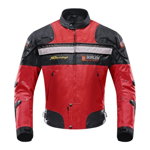 Chamarra de Motocicleta Chaqueta de Moto Abrigo a Prueba de Viento Ropa de Moto Completa de Proteccion Cuerpo Armadura Otono Invierno