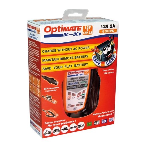 Optimate DC-DC, TM-500, Cargador y mantenedor de bateria sellado de 12V/12.8V 2A en 6 pasos - Imagen 4