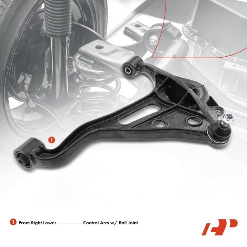 A-Premium Brazo de Control Inferior Delantero Derecho, con Junta de Bola y Buje, Compatible con Suzuki Grand Vitara 1999-2005, XL-7 2002-2006, Vitara 1999-2004, Chevrolet Tracker 1999-2004, Reemplazo # K620308 - Imagen 2