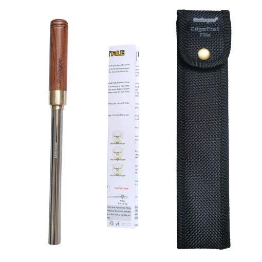 Limado de coronacion de trastes de guitarra barroca Limas de coronacion estrechas / medianas / anchas 3 bordes Tamano Mejorado 3era Generacion Herramientas de reparacion de guitarras y lutier para guitarras, ukulele, bajo, banjo, mandolina, etc EFF-10 - Imagen 6