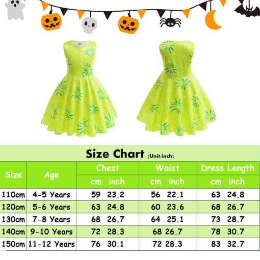 Disfraz de Princesa Alegria para Ninas Joy Vestido de Cosplay para Ninos Vestuario de Halloween Cumpleanos Navidad con Peluca (Verde Claro, 5-6 anos) - Imagen 5