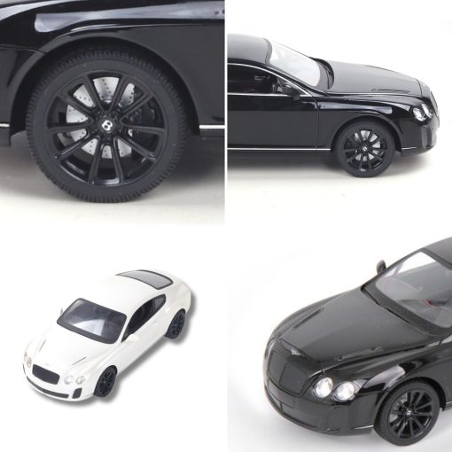 Coche de Control Remoto Vinie para Ninos, RC Cars Bentley GT Supersport, Escala 1:14 Juguetes Oficiales con Licencia para Ninos, Coche de Deriva con Luces LED Geniales, Regalo de Cumpleanos para Nino de 4 5 6 7 8 9 10 11 12 Anos (Negro) - Imagen 5