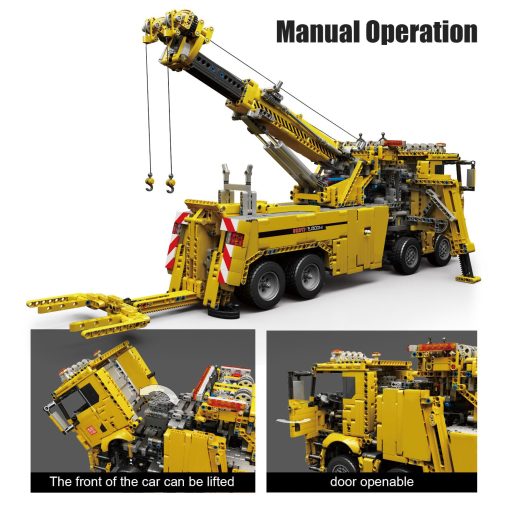 Mould King 17028 Camion de Rescate en Carretera Kits de Bloques de Construccion, Modelo de Grua Neumatica Grande Technik de 4883 Piezas con 7 Motores, Control Remoto y Control de Aplicacion, Regalo para Niños/Adultos Entusiastas de Vehiculos - Imagen 3