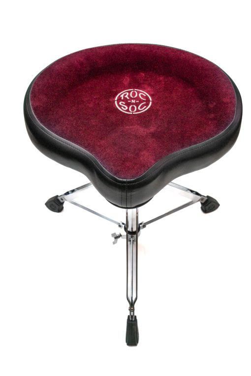 Taburete de bateria ROC-N-SOC Nitro Gas con Silla Original, Rojo - Imagen 4