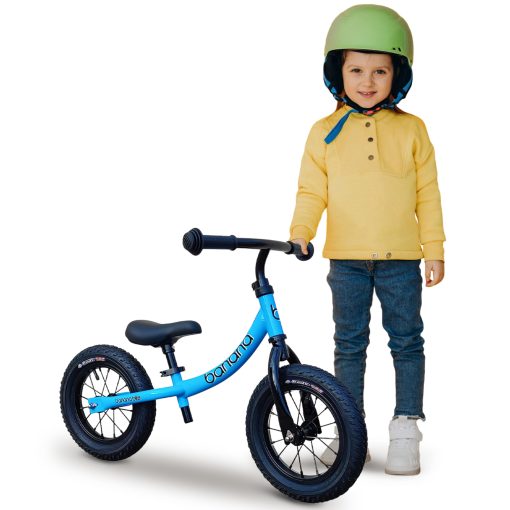 Bicicleta de Equilibrio Banana Bike LT para Ninos de 2-4 Anos - Bicicleta Ligera para Ninos con Manillar y Asiento Ajustables - Sin Pedales, Marco de Aluminio, Llantas de EVA - Bicicleta de Entrenamiento para Ninos - 33.54 x 16.14 x 23.4 Pulgadas