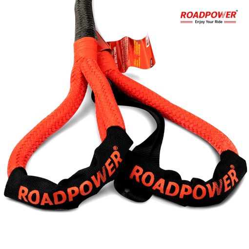 Cuerda de Recuperacion Cinetica ROADPOWER 1 pulgada x 30 pies - con Bolsa Guantes y 2 Piezas de Soporte Suave - Kit de Recuperacion Resistente para UTV, ATV, Camion, Automovil (14 Toneladas/35000 Lbs, 1 pulgada x 30 pies) - Imagen 7