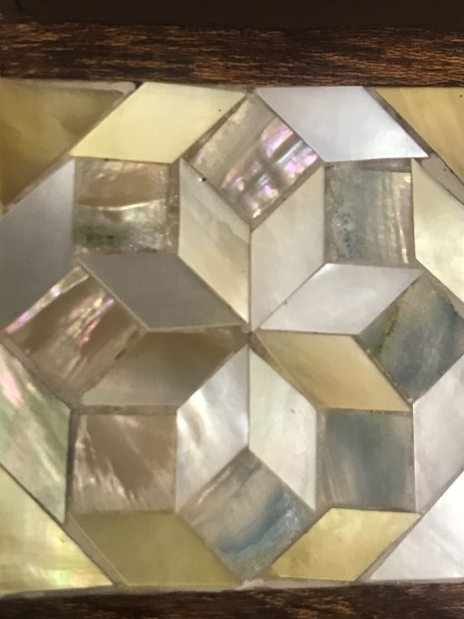 Tablero de ajedrez incrustado con madreperla hecho a mano egipcio (16.8 pulgadas m11) - Imagen 7