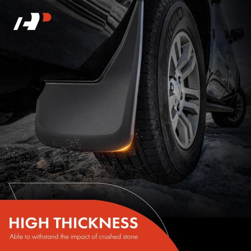 Juego de 4PCS de guardabarros salpicaduras con hardware compatibles con Mazda Miata (MX5 MX-5) 1990-1997, Convertible Solamente, 2 Puertas, Delantero y Trasero (Lados del Conductor y Pasajero) - A-Premium - Imagen 4