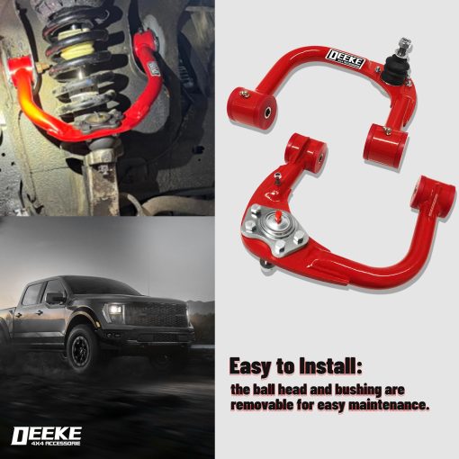 Brazos de control superiores delanteros para suspension levantada de 1-4" para Toyota Tacoma 2005-2022 - Brazos de Control Tubulares de Reemplazo para Suspension de Fabrica - Imagen 2