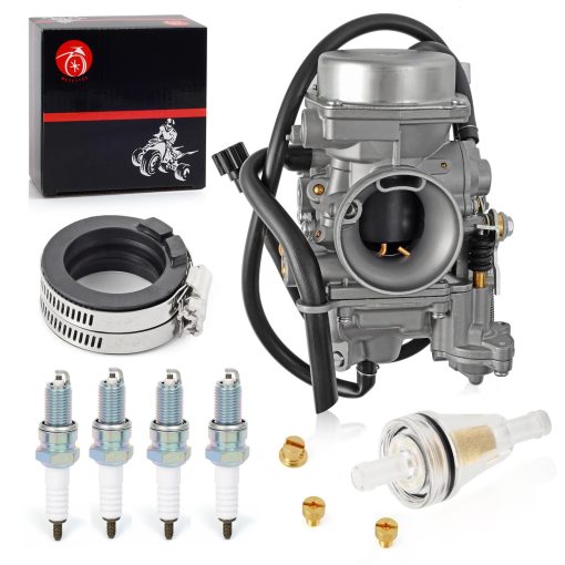 Carburador y Colector de Admision Bujia para HONDA Shadow VLX 600 VT600 VT600C VT600CD Deluxe 1999-2007 - Imagen 3