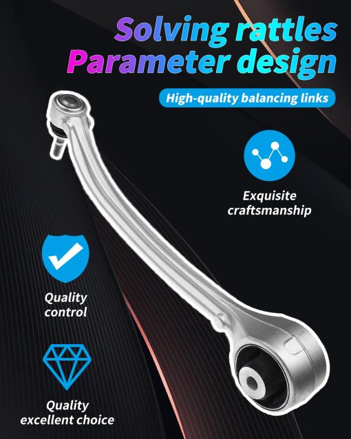 Brazo de control inferior delantero derecho - Kit de direccion y suspension compatible con Tesla Model S 2012-2020 Tesla Model X 2016-2020 (104157100B) - Imagen 2