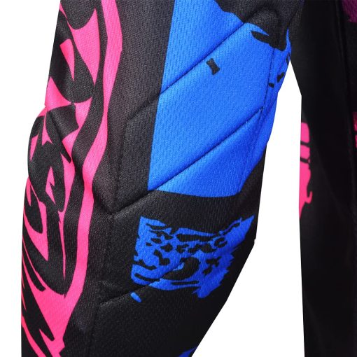 Conjunto de Jersey y Pantalon de Motocross Willbros para Hombres y Mujeres en Rosa y Azul (Jersey XL Pantalones 36) - Imagen 5