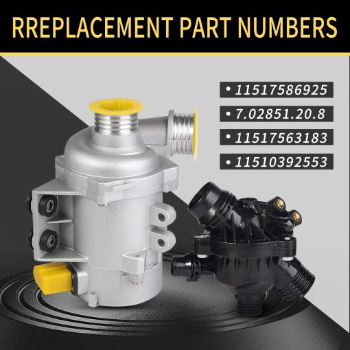 Bomba de Agua 11517586925 079965561 compatible con 2008-2012 B-M-W 128i 325i 325xi 328i xDrive 330xi X3 X5 Z4 2.5L 3.0L - Imagen 2
