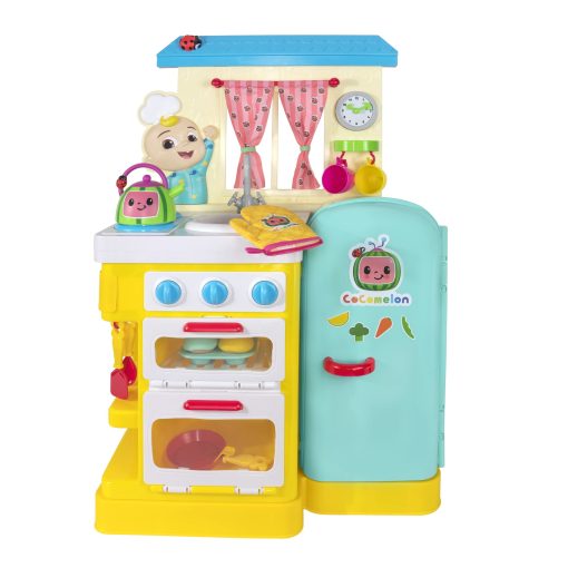 Set de Juego de Cocina CoComelon de Lujo - Incluye Accesorios Interactivos - Juguetes para Ninos y Preescolares